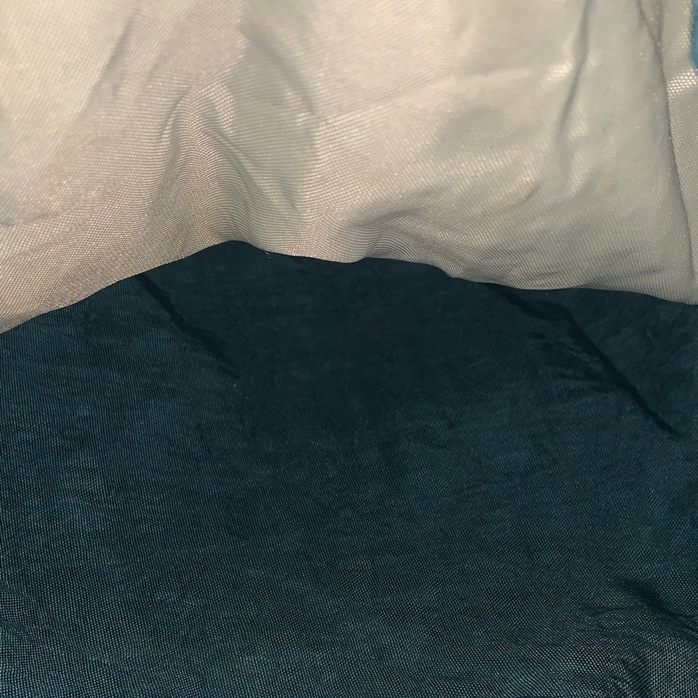 Kipling Teal Drawstring Backpack With Zipper Acce… - image 7